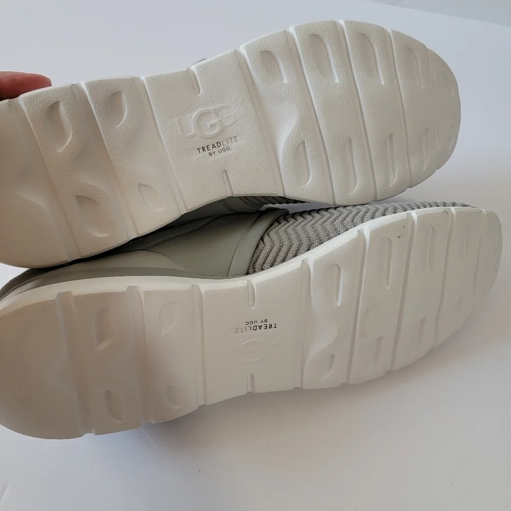 NEW UGG Treadlite Light Gray  Willows Sneakers 10 Sport Athleisure Gym Workout